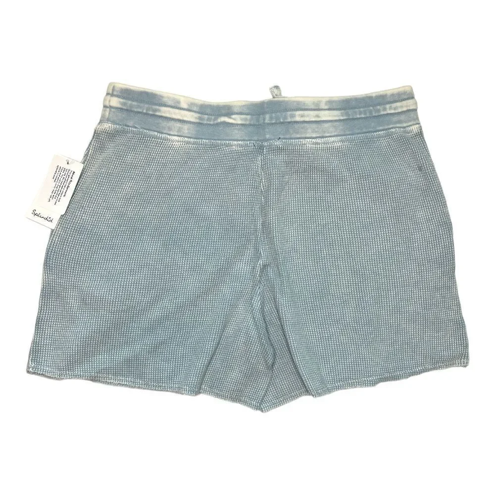 Splendid Women’s Seafoam Waffle Knit Shorts Size Small